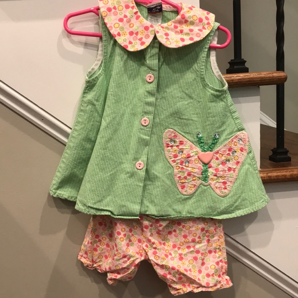 Bailey boys bloomer and swing top set